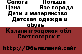 Сапоги Demar Польша  › Цена ­ 550 - Все города Дети и материнство » Детская одежда и обувь   . Калининградская обл.,Светлогорск г.